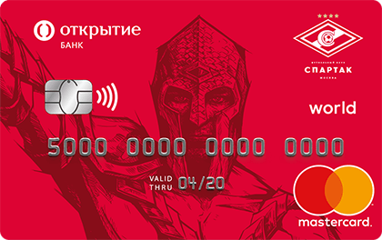 Дебетовая карта Гладиатор Premium от Открытия